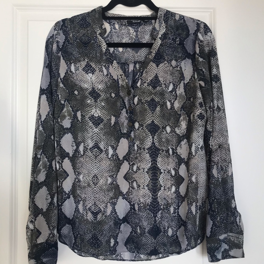 Ana print blouse